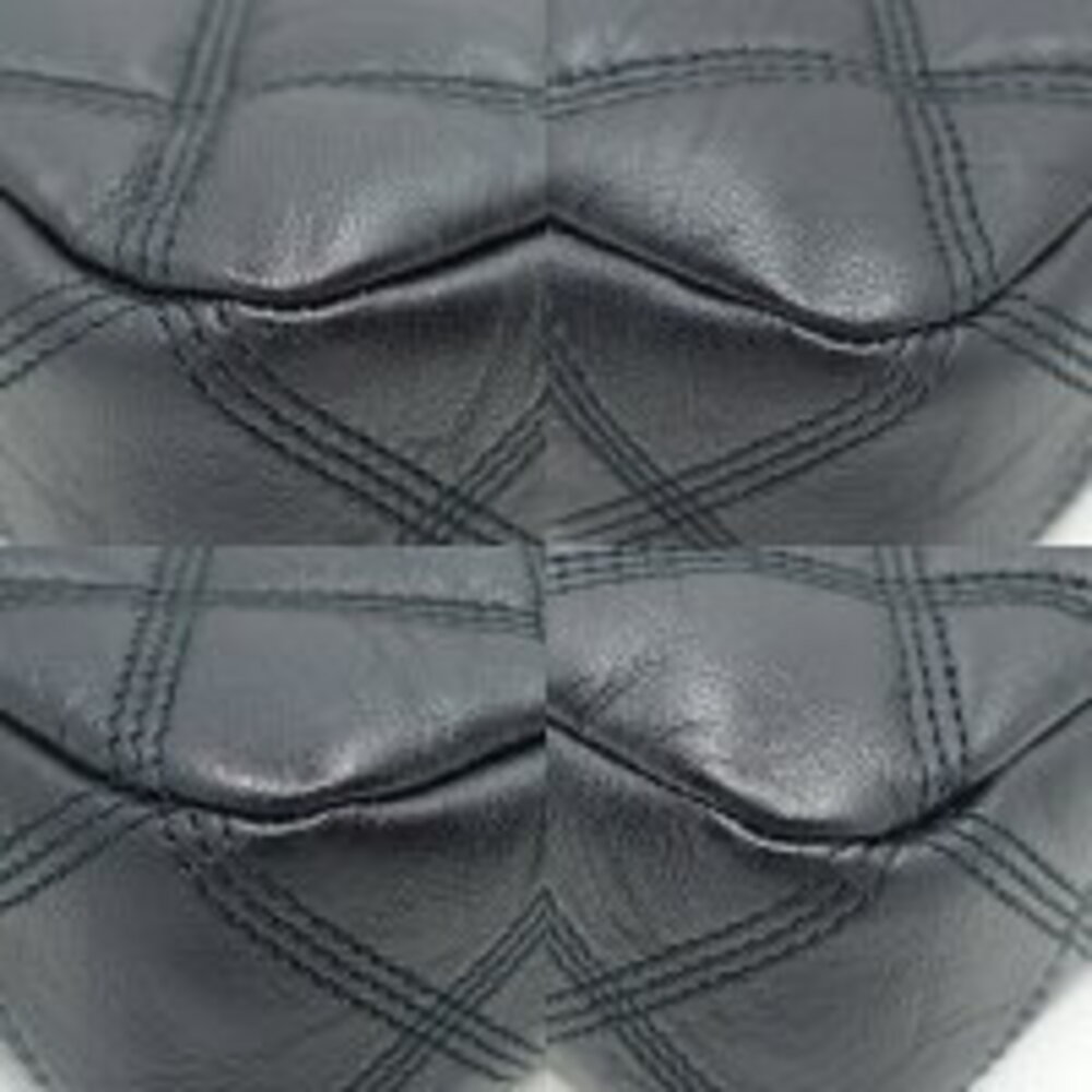 Saint Laurent Becky Double Zip Clutch Chain Shoulder Bag Leather Black - Picture 5 of 6